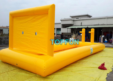 バスケットボール フレームの膨脹可能なプール ハンドルのボートのための 10 x 4m 次元