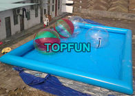 膨脹可能な水スライド/水球のための青く膨脹可能なプール