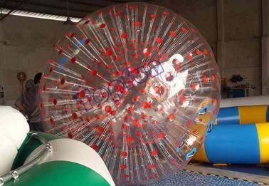 プラトン ポリ塩化ビニールの個人的な党のための金庫のハンドルが付いている赤い点ボディ Zorb の球
