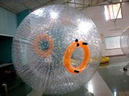 娯楽 TPU の膨脹可能な草 Zorb のオレンジ 3m の直径のサッカーの Zorb の球
