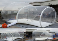キャンプのために防水大きい 4M ポリ塩化ビニールの膨脹可能で明確な泡テント