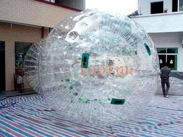 傾斜路/草の土地/丘のために密封される 2m 明確で膨脹可能な Zorb の球の熱気