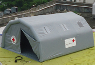 灰色ポリ塩化ビニールの膨脹可能な緊急のテントの医学の屋外の一時的な避難所
