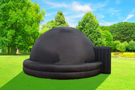天文学のコマーシャルのための黒く膨脹可能な泡ドームのでき事のテント