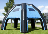 Adverstismentの防水膨脹可能なでき事のテントの商業黒い青