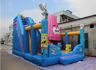 Spongebobおよびパトリックの星の膨脹可能な楽しみ都市爆発の遊園地
