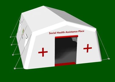 白7.55X5.6mの緊急の避難所のための注文の携帯用膨脹可能な医学のでき事のテント